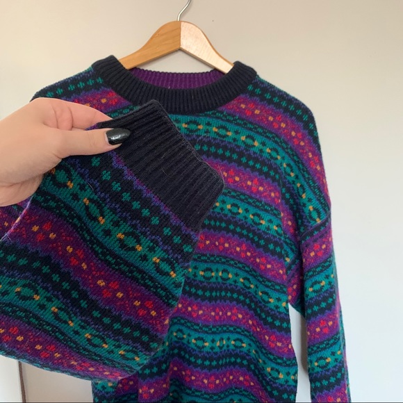 ☆ VINTAGE 80’S SWEATER ☆ - Picture 4 of 6